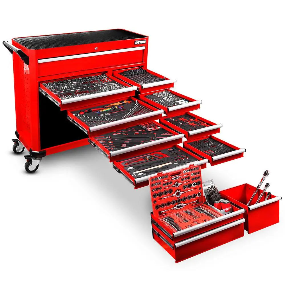 Daytona D655PS – 655-delige mechanische gereedschapsset met 12 laden